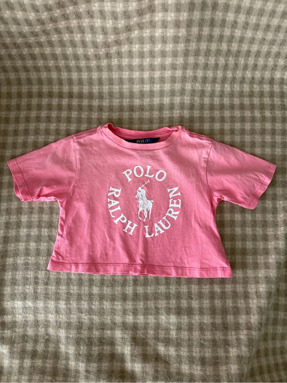 POLO RALPH LAUREN BIG PONY LOGO COTTON JERSEY TEE PINK GIRLS 2